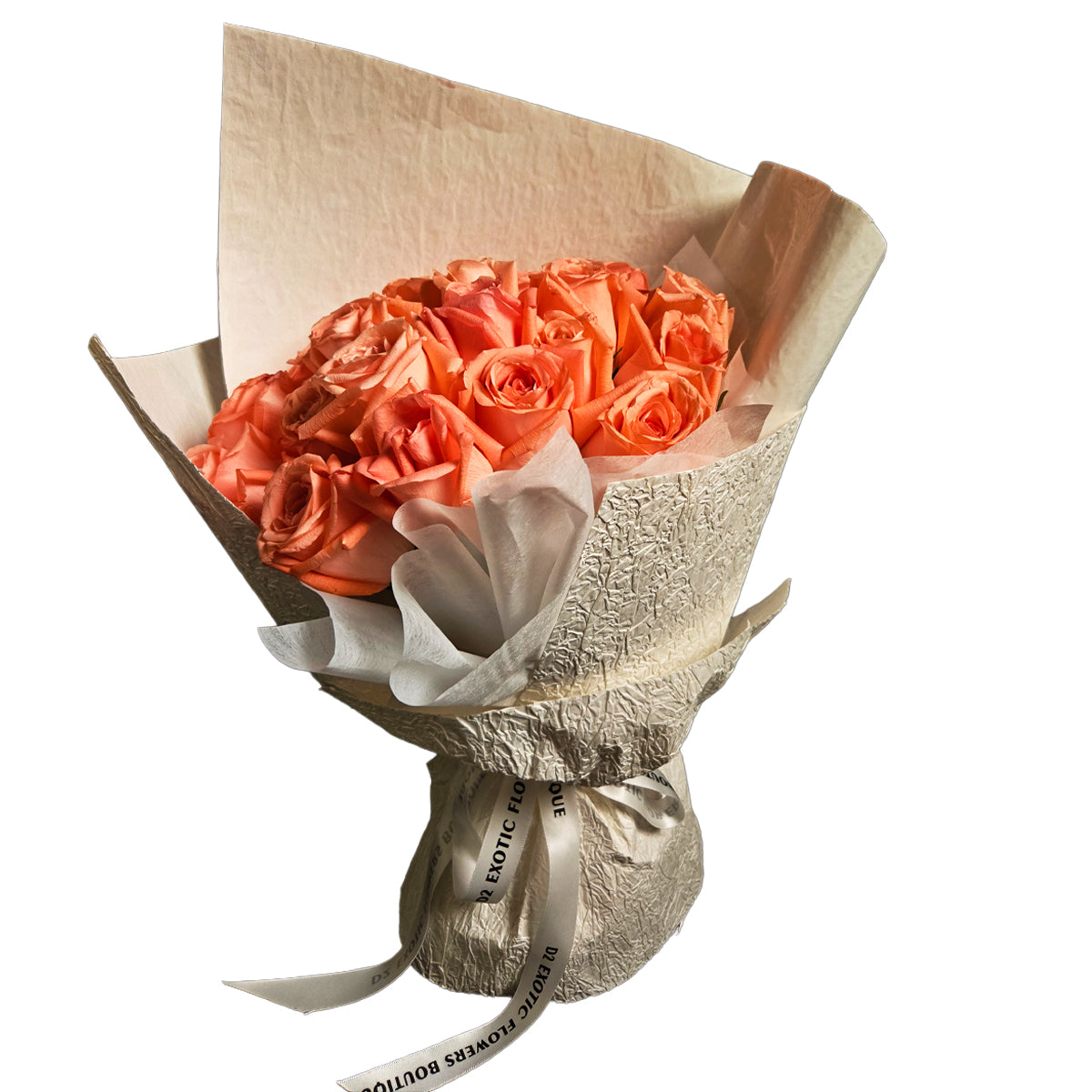 Orange Bliss – Vibrant Orange Rose Bouquet