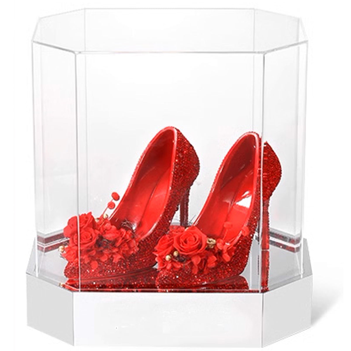 Eternal Bloom Crystal Heels 13in/34cm – D2 LUXE BLOOMS