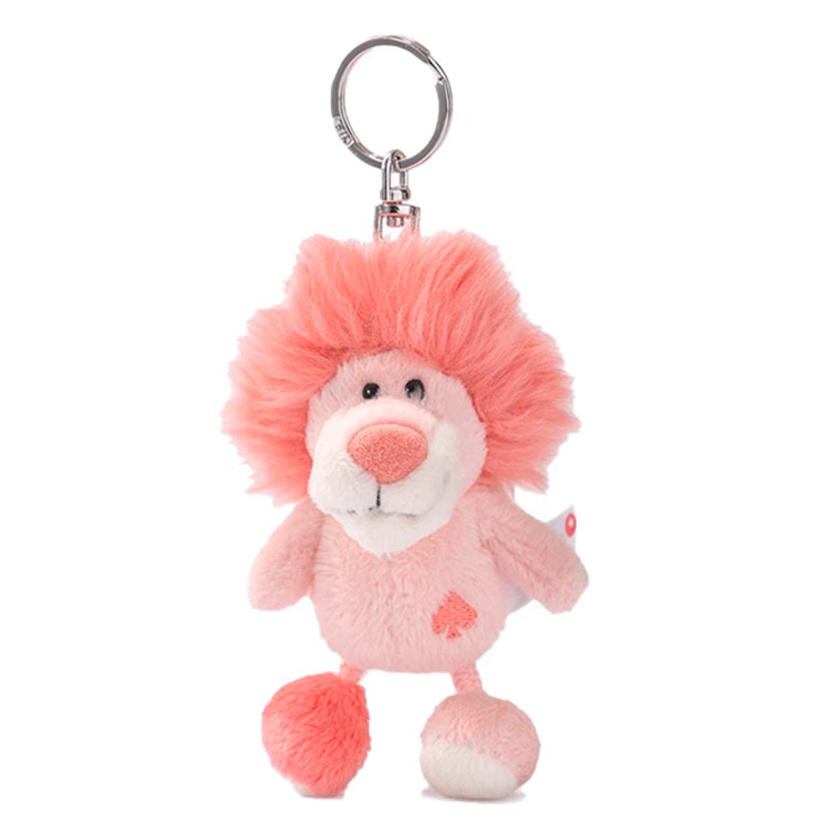 NICI Pink Lion Keychain 4in/10cm