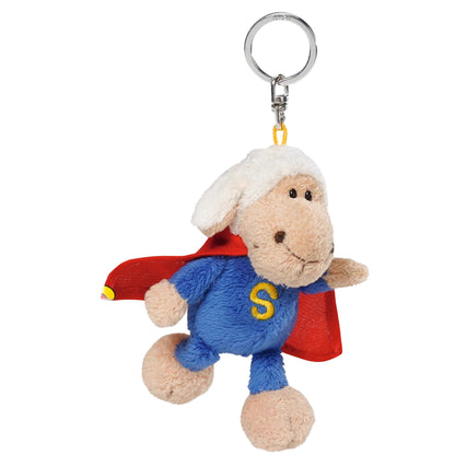 NICI Jolly Superman Keychain 4in/10cm