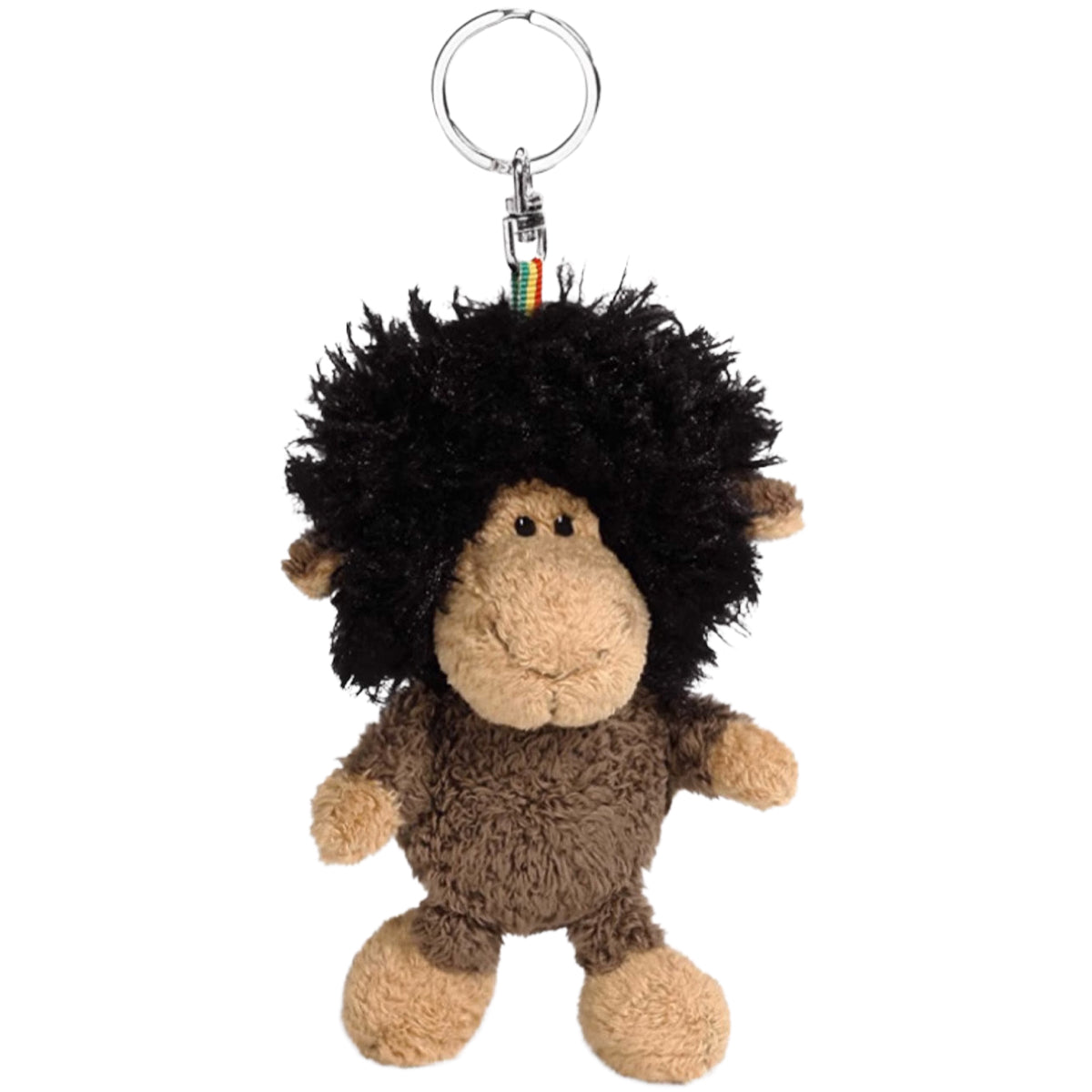 NICI Jolly Afro Keychain 4in/10cm