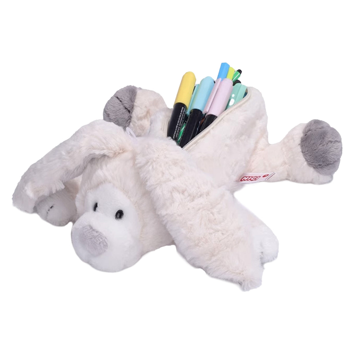 NICI Snow Rabbit Pouch 11in/28cm