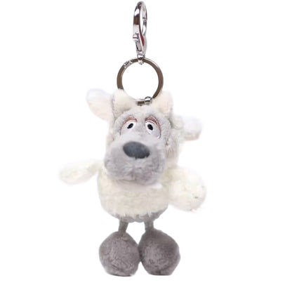 NICI Wolf Ulvy Keychain 4in/10cm