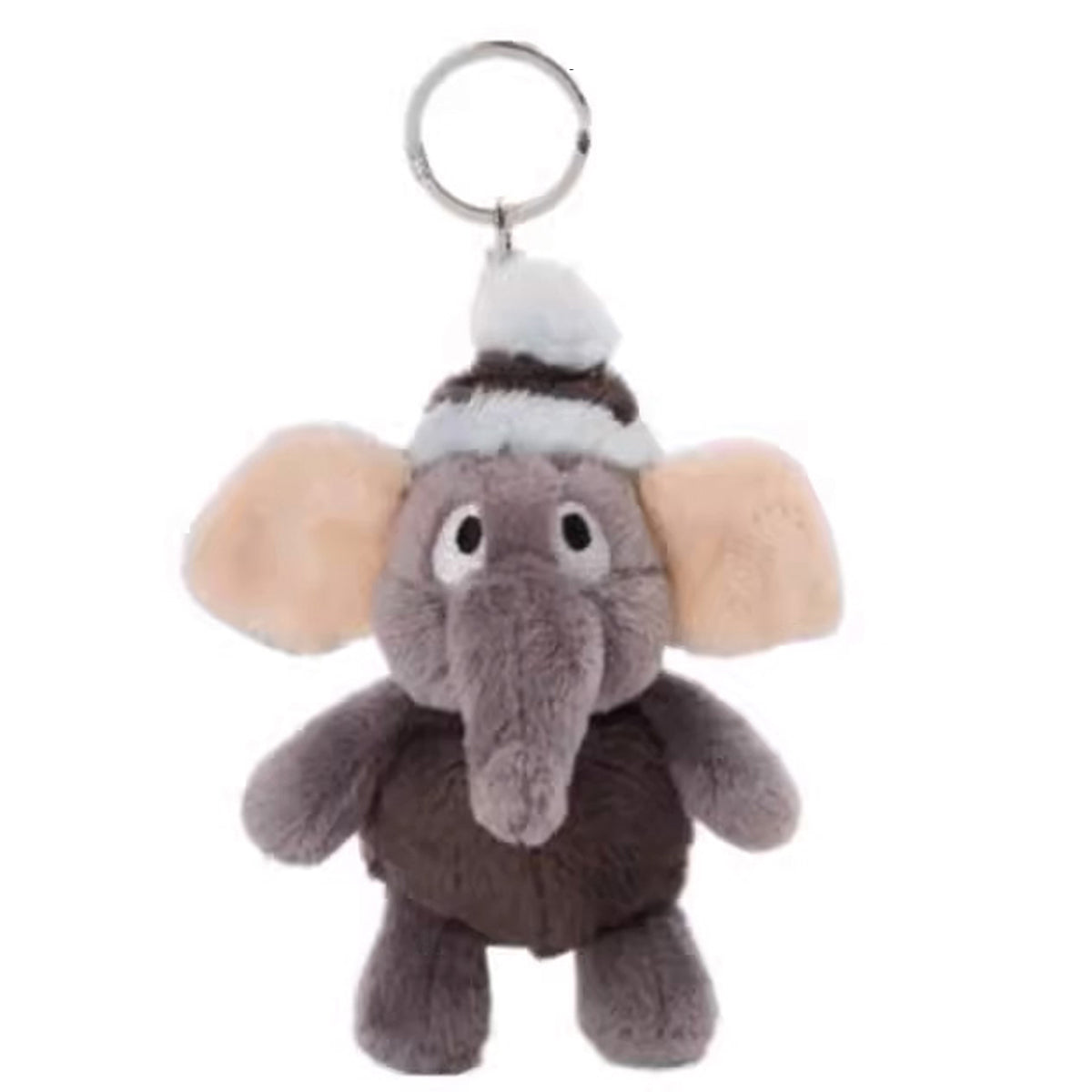 NICI Elephant Amadou Keychain 4in/10cm