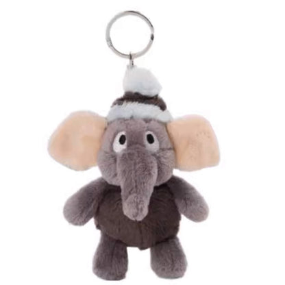 NICI Elephant Amadou Keychain 4in/10cm