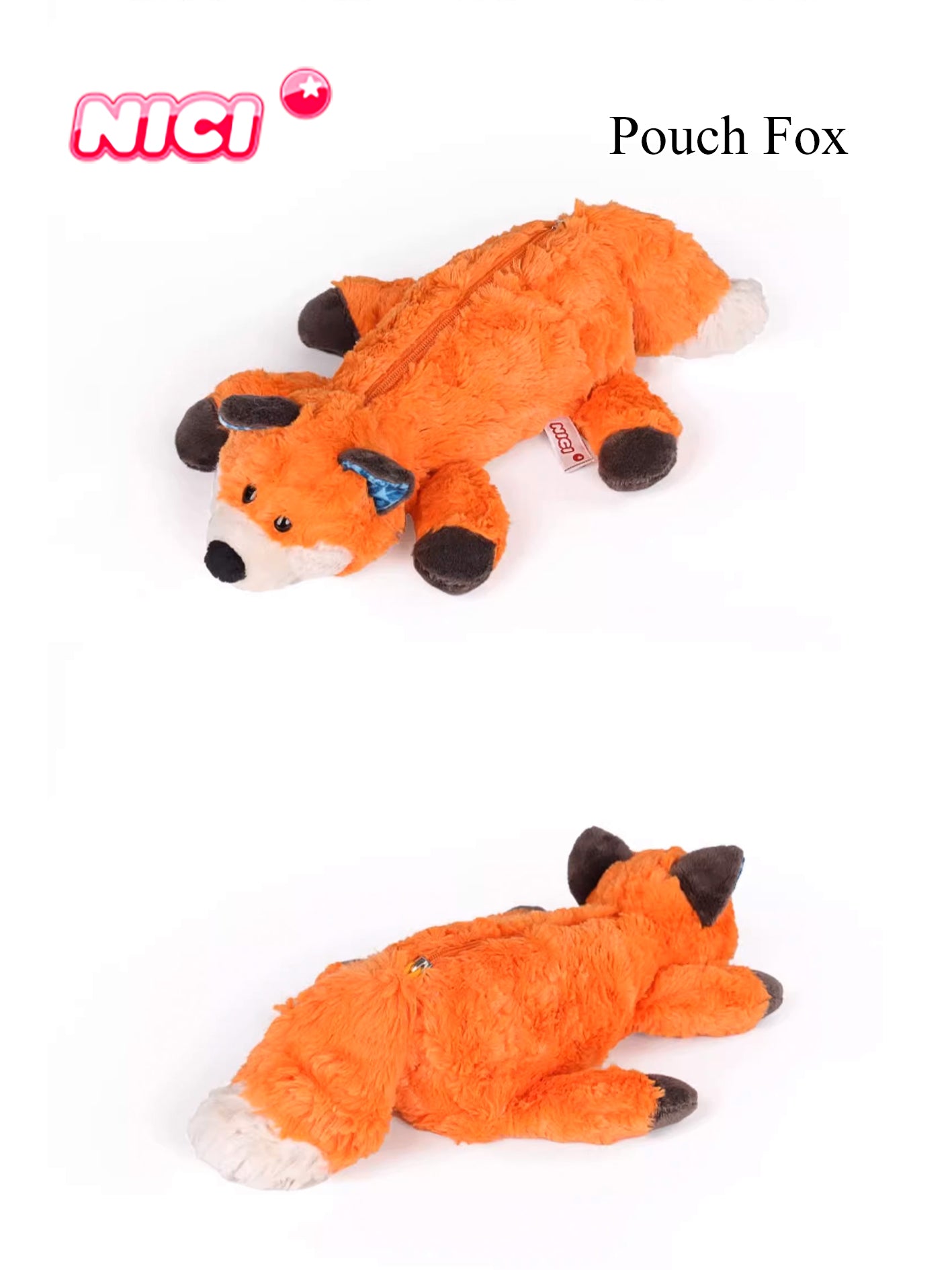 NICI Fox Finolin Pouch 11in/28cm