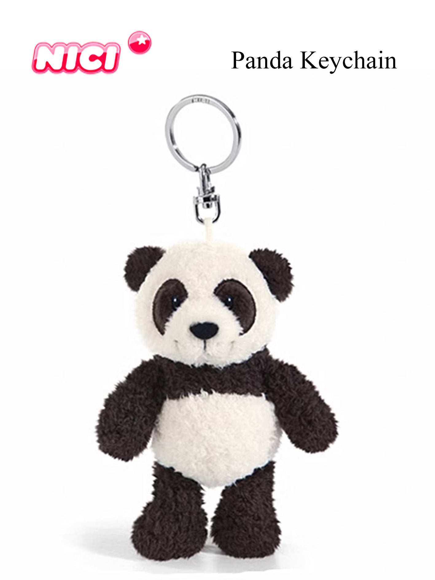 NICI Panda Keychain 4in/10cm