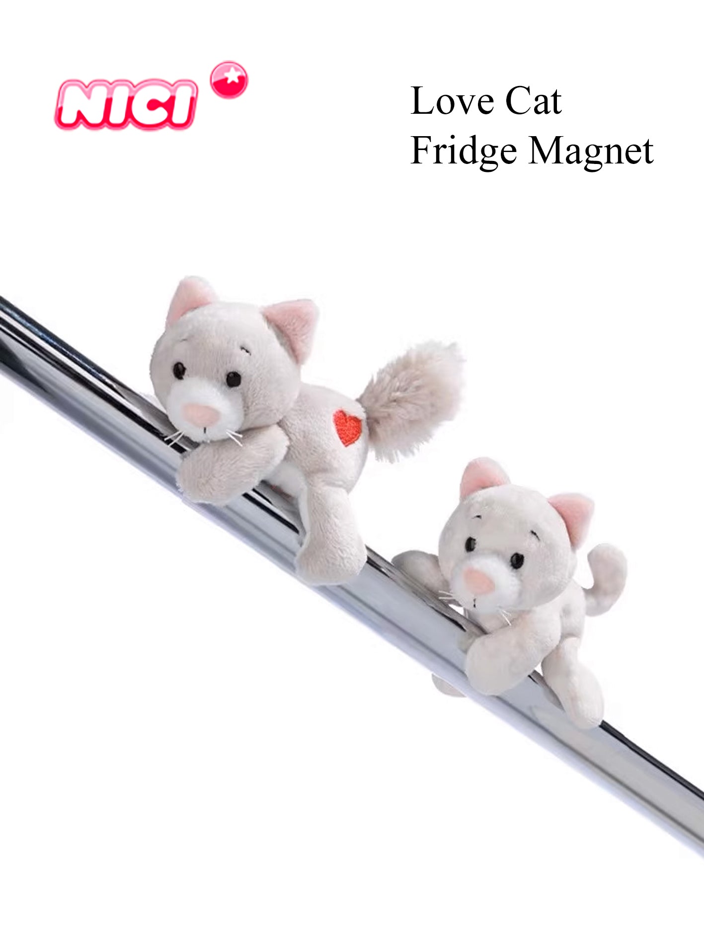 NICI Love Cat Fridge Magnet 4.7in/12cm