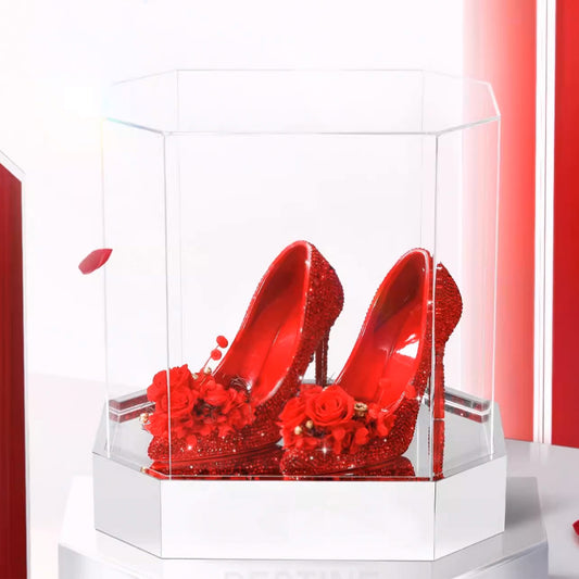 Eternal Bloom Crystal Heels 13in/34cm