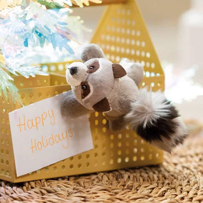 NICI Raccoon/Arctic Fox  Fridge Magnet 4.7in/12cm