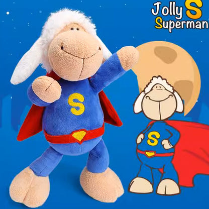 NICI Jolly Superman Keychain 4in/10cm