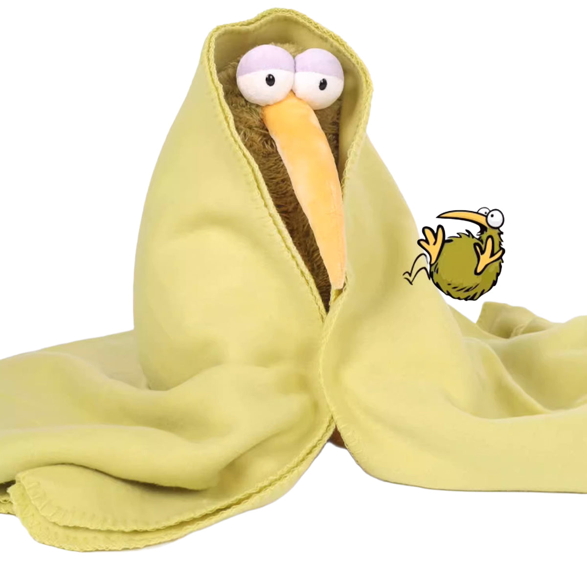 NICI Bird Billy-Ray Blanket 43.3inX70.9in/110cmX180cm