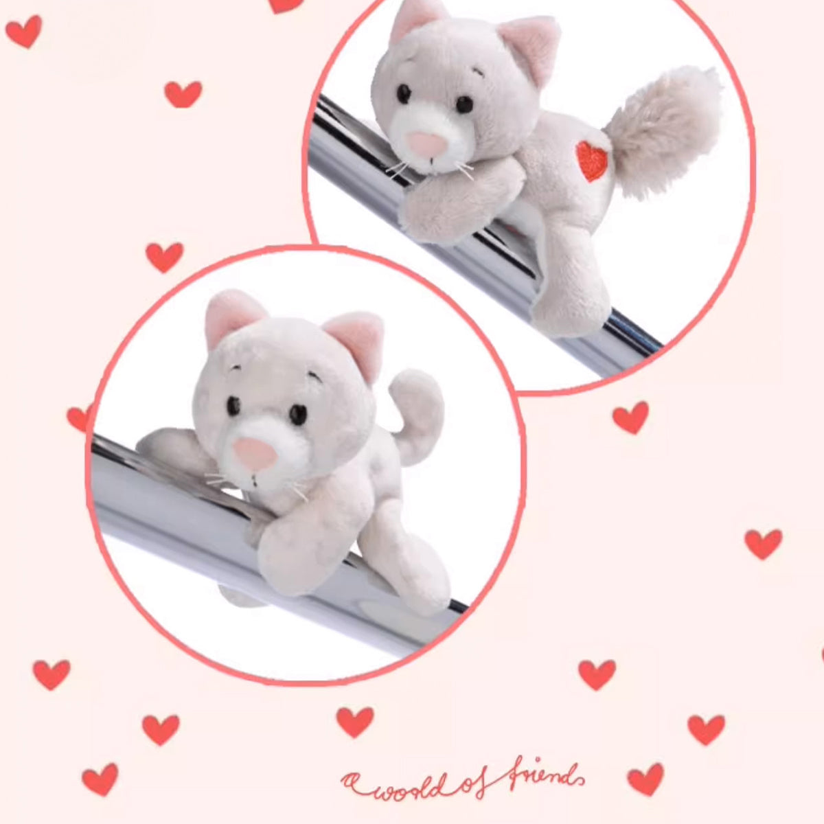 NICI Love Cat Fridge Magnet 4.7in/12cm