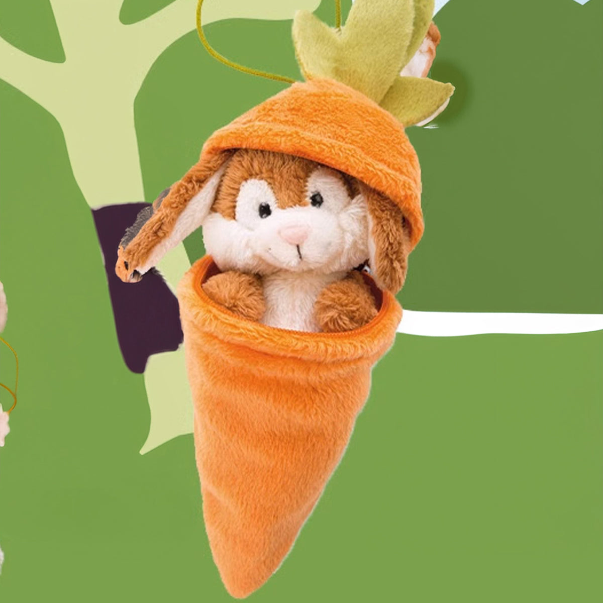 NICI Carrot Bunny Charm 6in/15cm