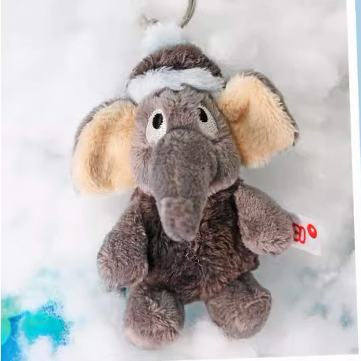 NICI Elephant Amadou Keychain 4in/10cm