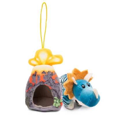 NICI Volcano Triceratops Charm 4.7in/12cm