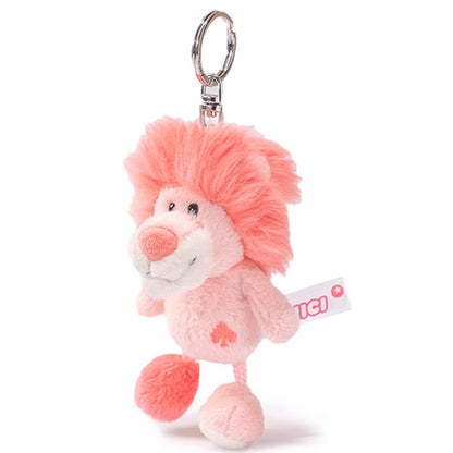 NICI Pink Lion Keychain 4in/10cm