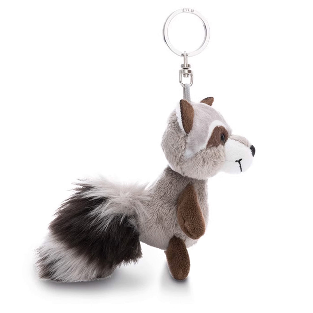 NICI Raccoon Lenno Keychain 4in/10cm