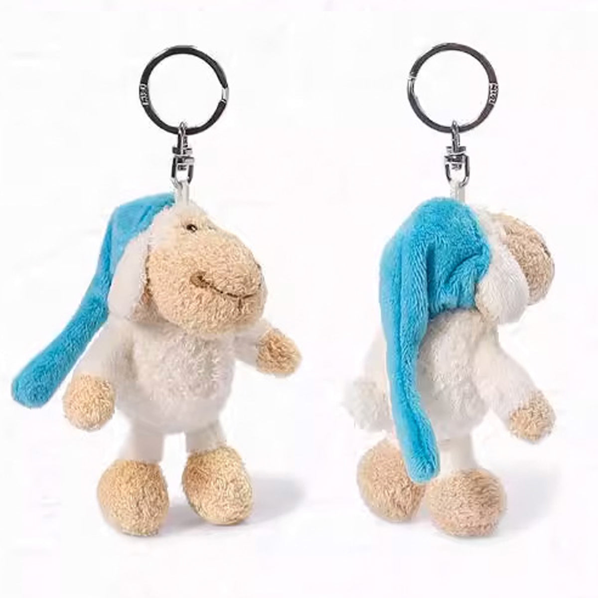 NICI Jolly Sleepy Sheep Keychain 4in/10cm