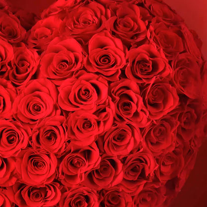 Eternal Heart of Roses 16in/41cm