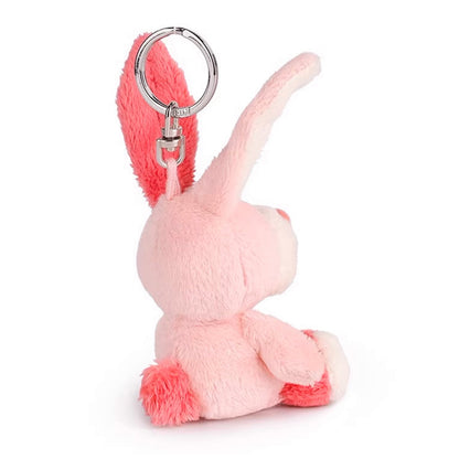 NICI Pink Rabbit Keychain 4in/10cm