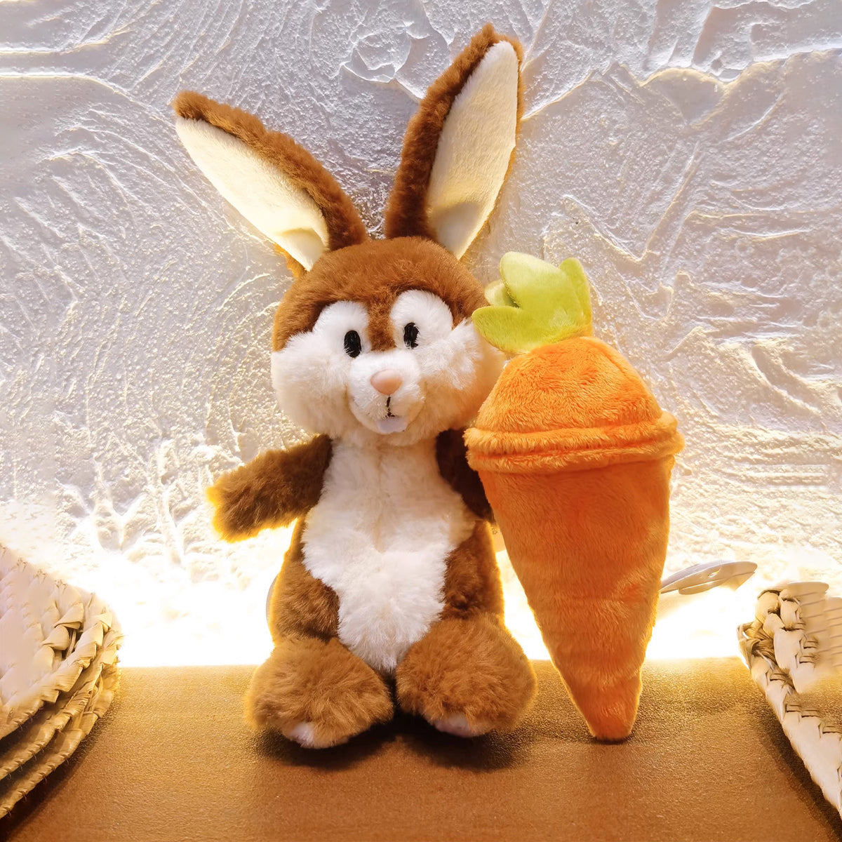 NICI Carrot Bunny Charm 6in/15cm