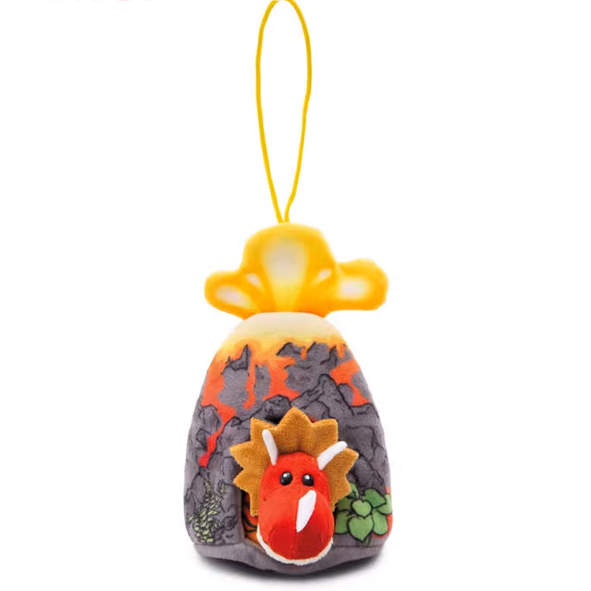 NICI Volcano Triceratops Charm 4.7in/12cm