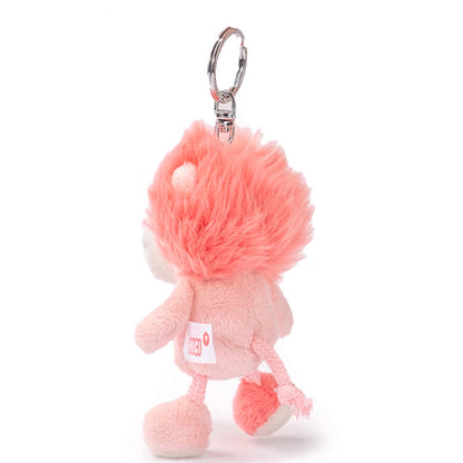 NICI Pink Lion Keychain 4in/10cm