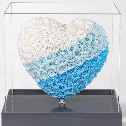 Eternal Heart of Roses 16in/41cm