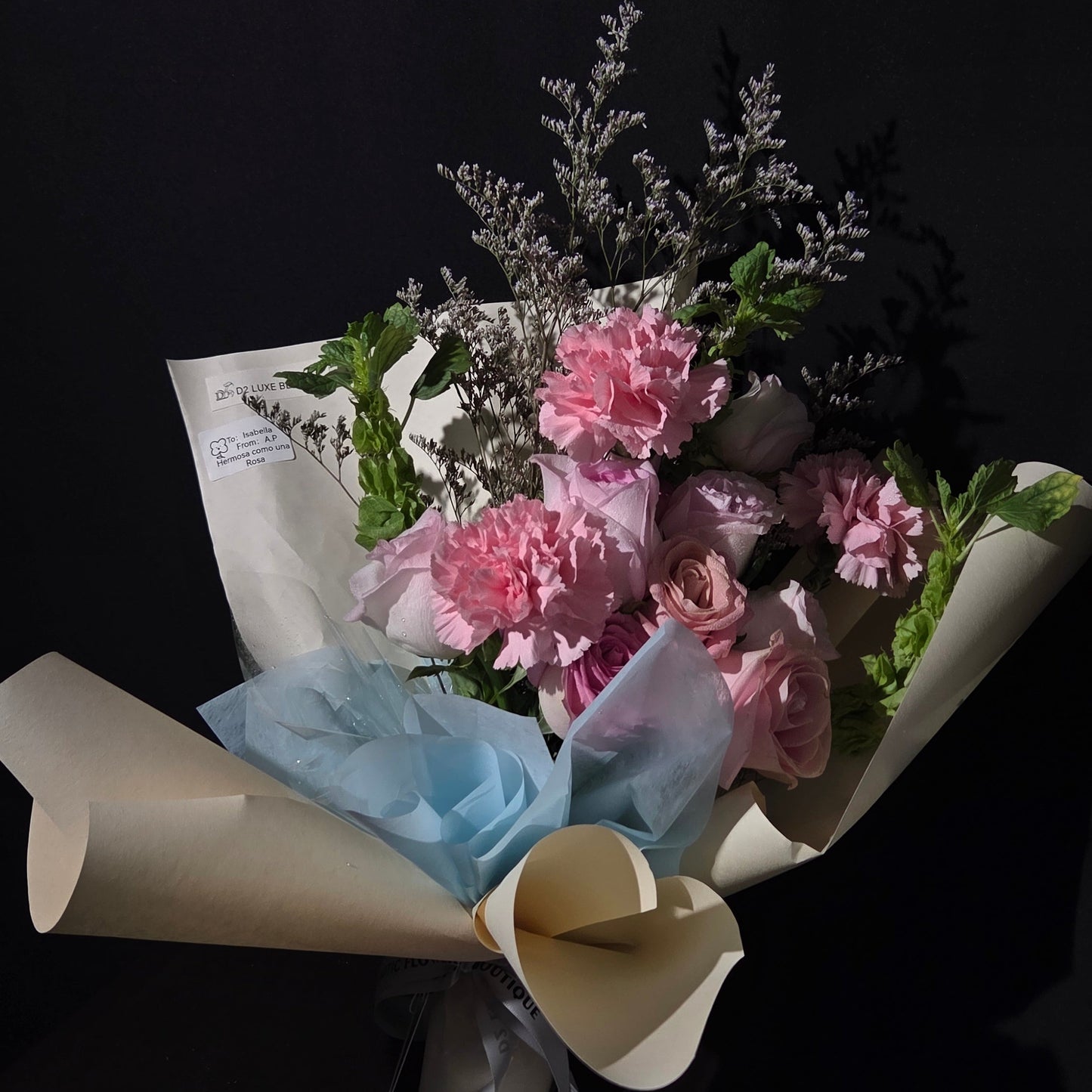 Gentle Embrace – Carnation & Rose Bouquet