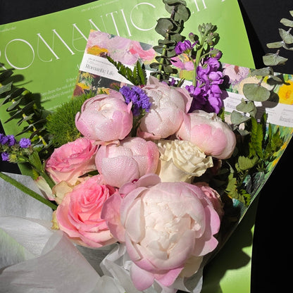 Romantic Garden – Peony & Rose Bouquet