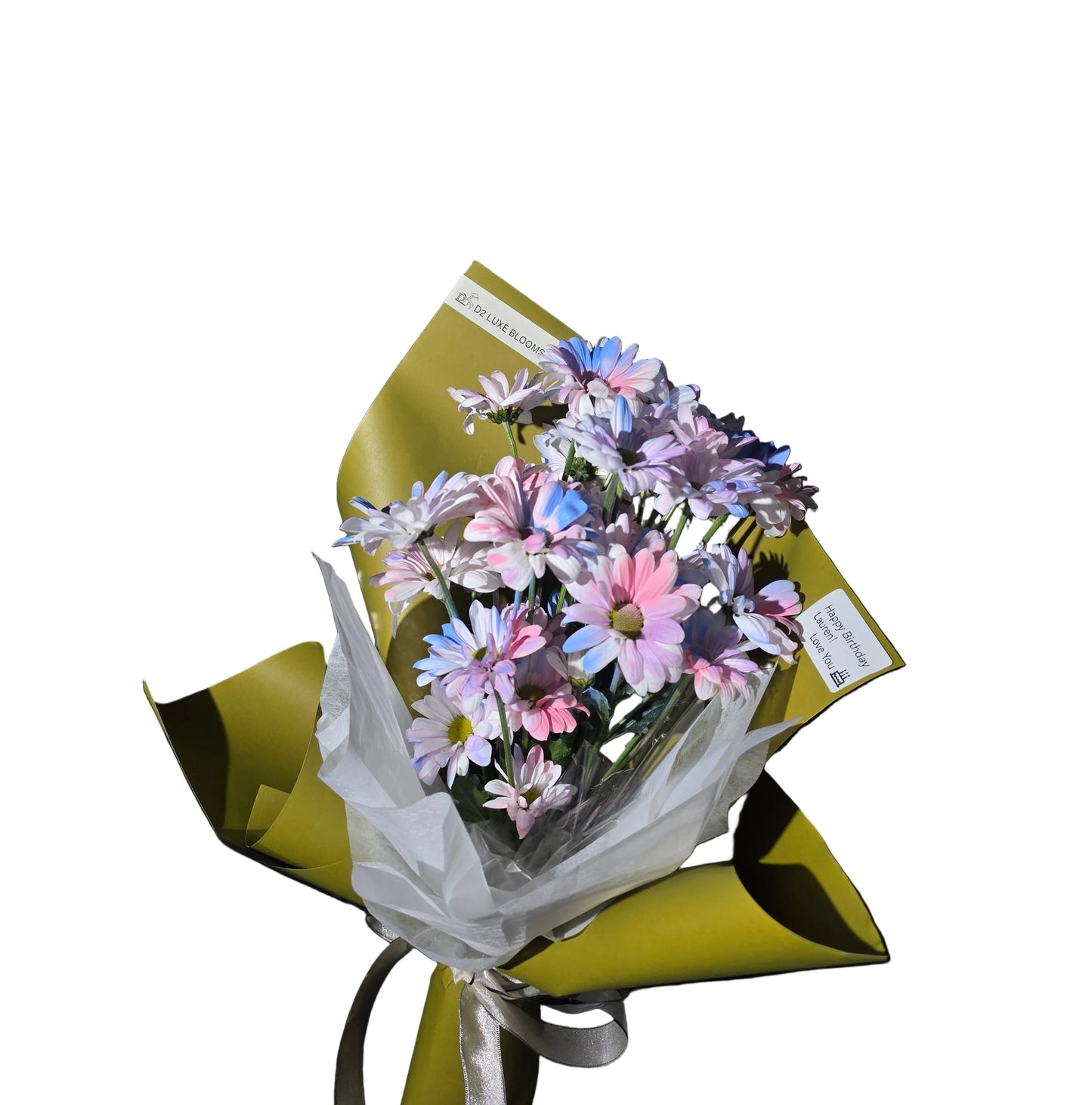 Colorful Meadow – Mixed Daisy Bouquet