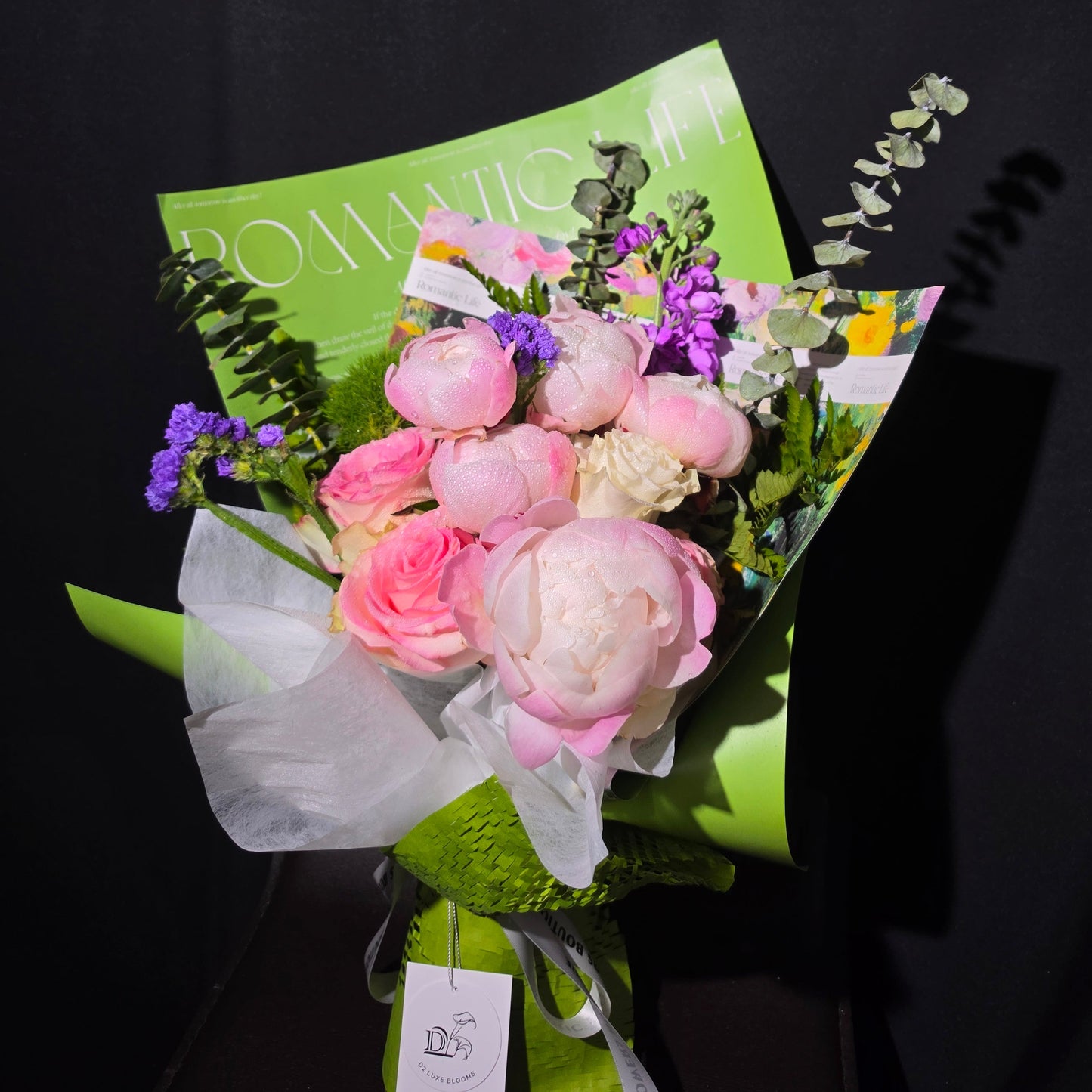 Romantic Garden – Peony & Rose Bouquet