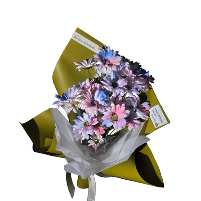 Colorful Meadow – Mixed Daisy Bouquet